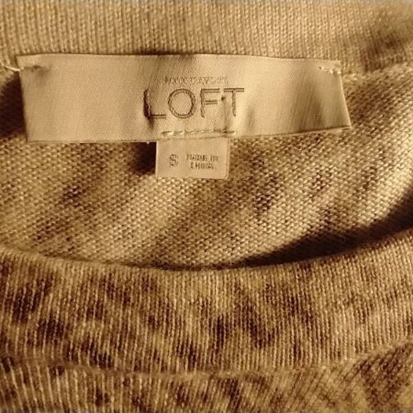 Ann Taylor Loft Snake Skin Print, Merino Wool Dress Size S‎ - Picture 5 of 8